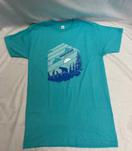 041 T-Shirt Hexagon Landscape with Bear/Deer