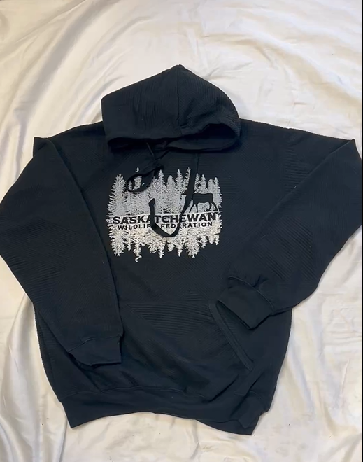 058 Jacquard Hoodie - Black/Reflected Treeline